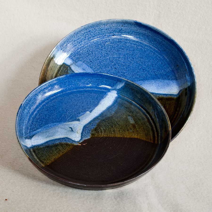 Glazed Plate Etta Satter Pottery